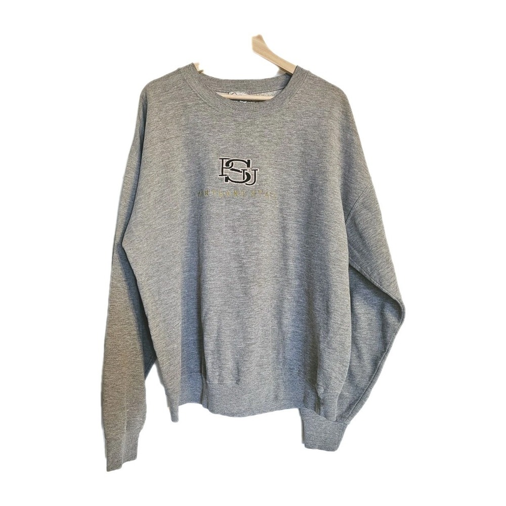 Portland‎ State University Pullover Mens XXL Gray 90s